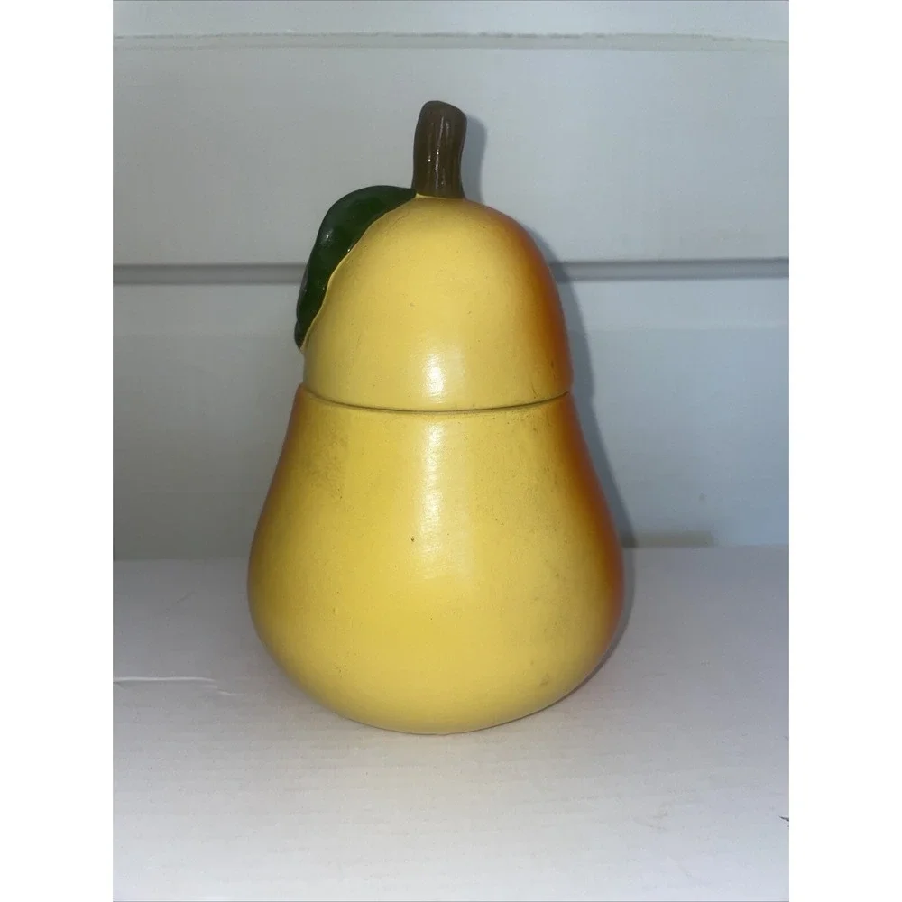 Vintage MCM Pear Candle Unused 7.5